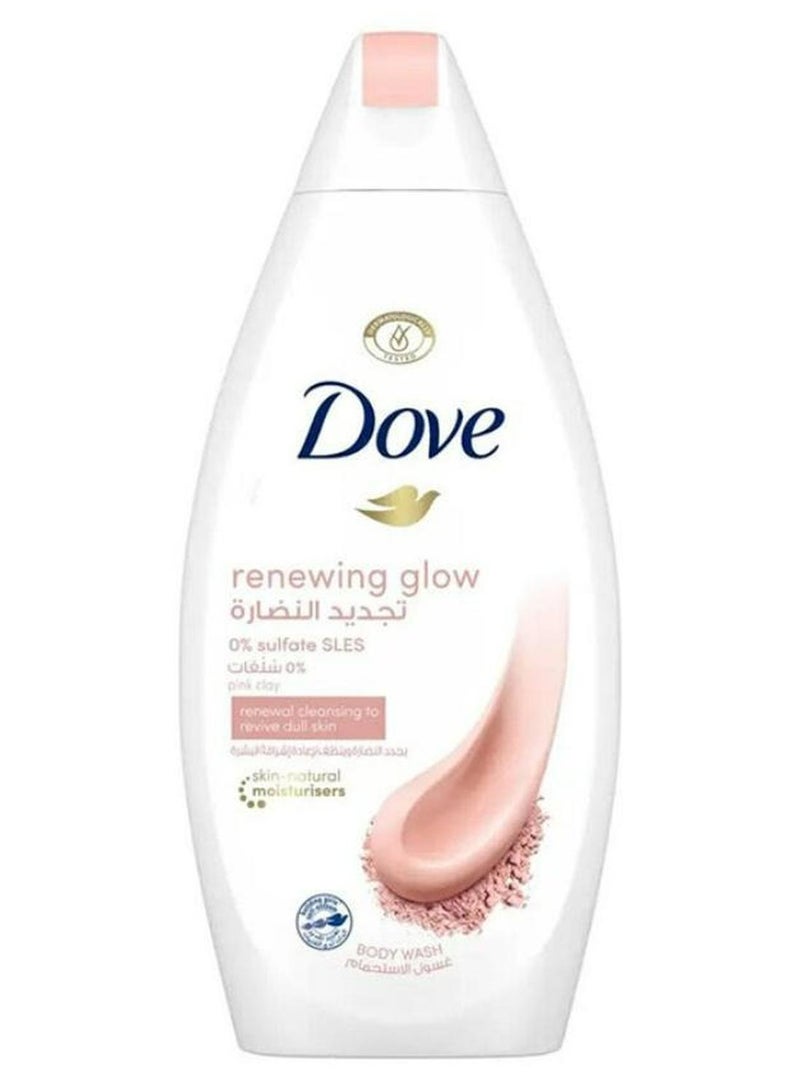 Dove Renewing Glow Pink Clay Body Wash 500 ML