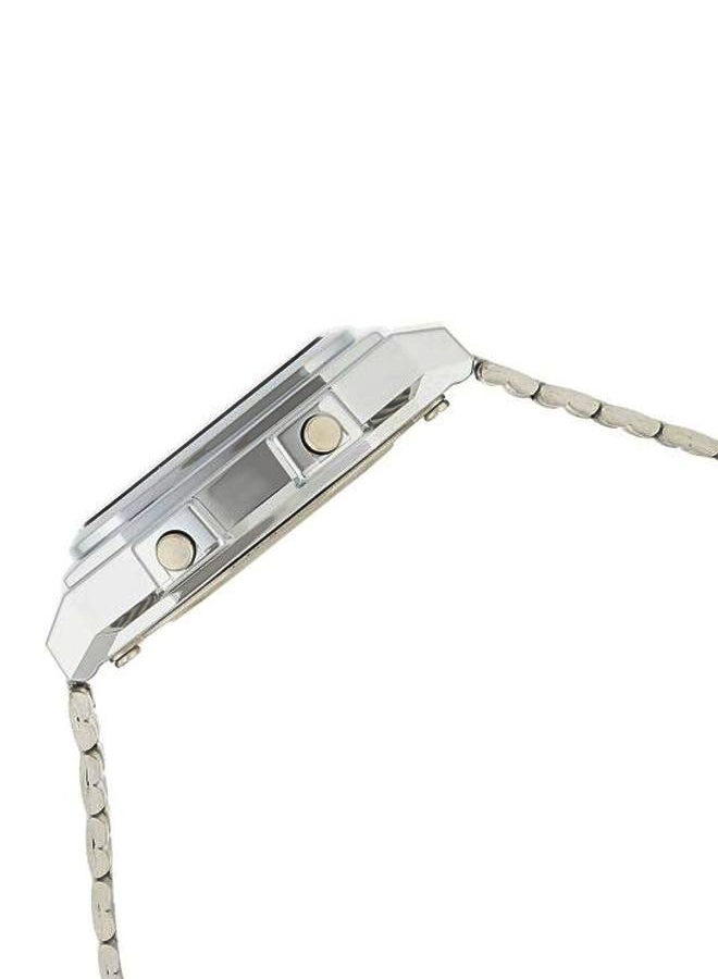 CASIO Men Stainless Steel Digital Watch A178Wa - 34 mm - Silver - Image 3