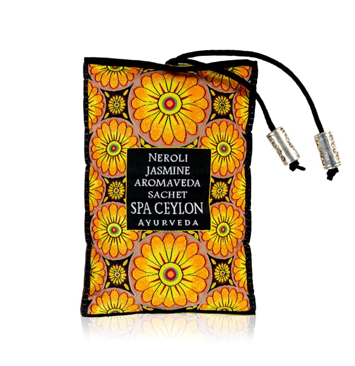 SPA CEYLON Neroli Jasmine Aromaveda Sachet Exotic Aromatherapy Bag Healing Uplifting Aroma Suitable for Pillows Linen Drawers Wardrobes Suitcases - Image 3