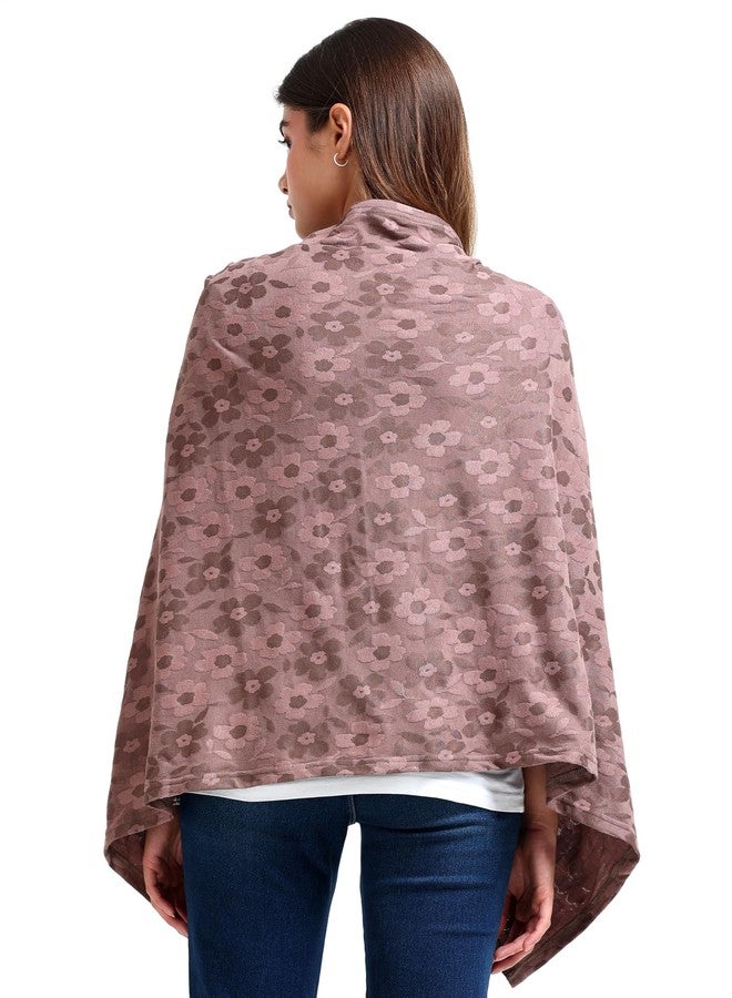 AGUILA Premium Soft And Warm Feeding shawl Feeding Cloak (NAVY) (Cream) - Image 5