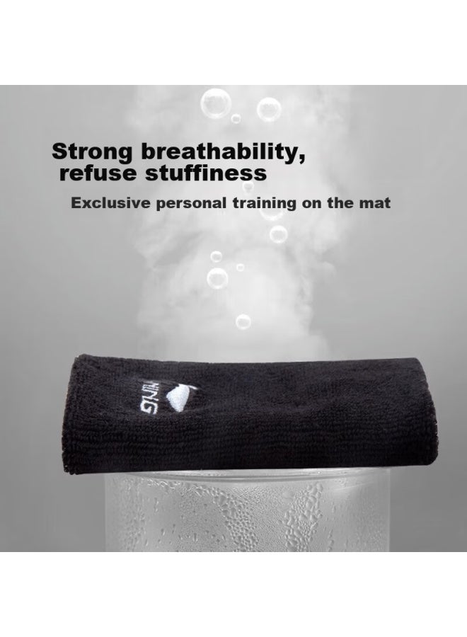 Li-Ning Li-ning Wristband Two-pack For Men, Fitness Sweat-absorbing Sprain Prevention, Tendon Sheath, Basketball, Badminton, Tennis, Running, Women's Sweat-wiping Towel, White - Image 4