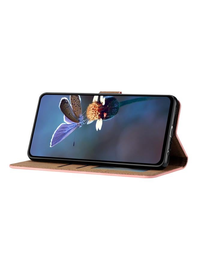 اس-توب جراب لهاتف Redmi Note 13 4G جراب هاتف جلدي منقوش بسبع فراشات - Image 5