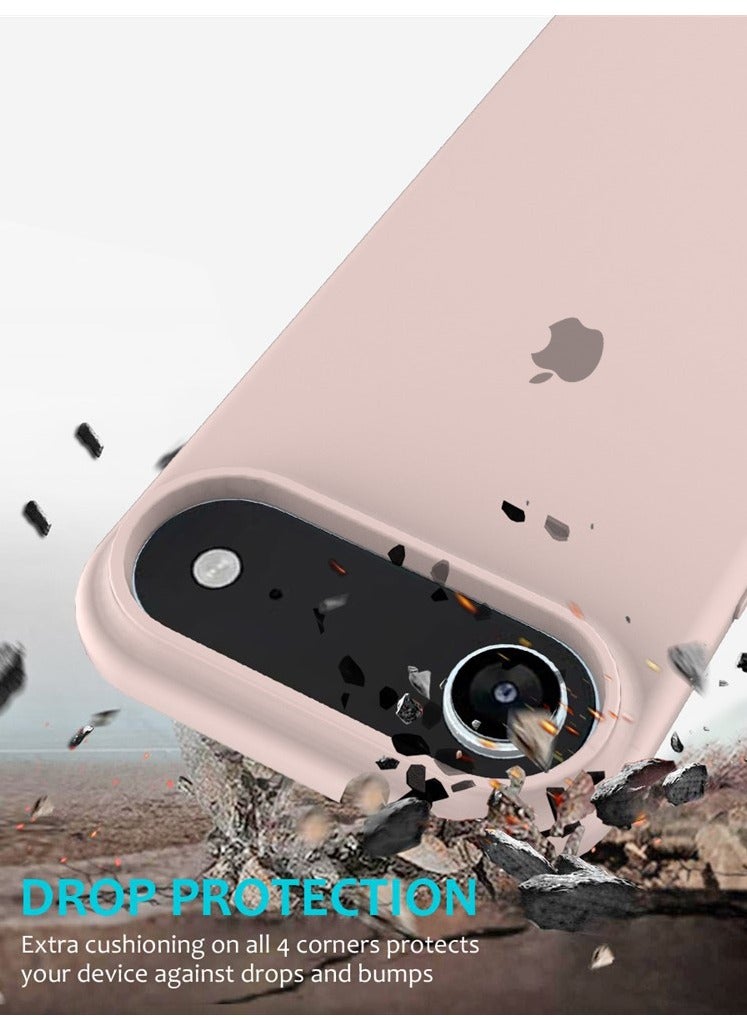 جراب iPhone 17 Air Case مصنوع من السيليكون الناعم وغطاء حماية للهاتف iPhone 17 Air مع بطانة من الألياف الدقيقة لهاتف iPhone 17 Air مقاس 6.5 بوصة - Image 5