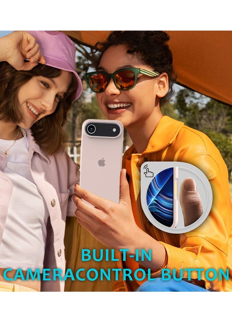 جراب iPhone 17 Air Case مصنوع من السيليكون الناعم وغطاء حماية للهاتف iPhone 17 Air مع بطانة من الألياف الدقيقة لهاتف iPhone 17 Air مقاس 6.5 بوصة - Image 4