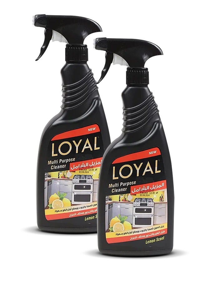 لويال منظف ​​سائل متعدد الأغراض برائحة الليمون 2x750 مل - Image 1
