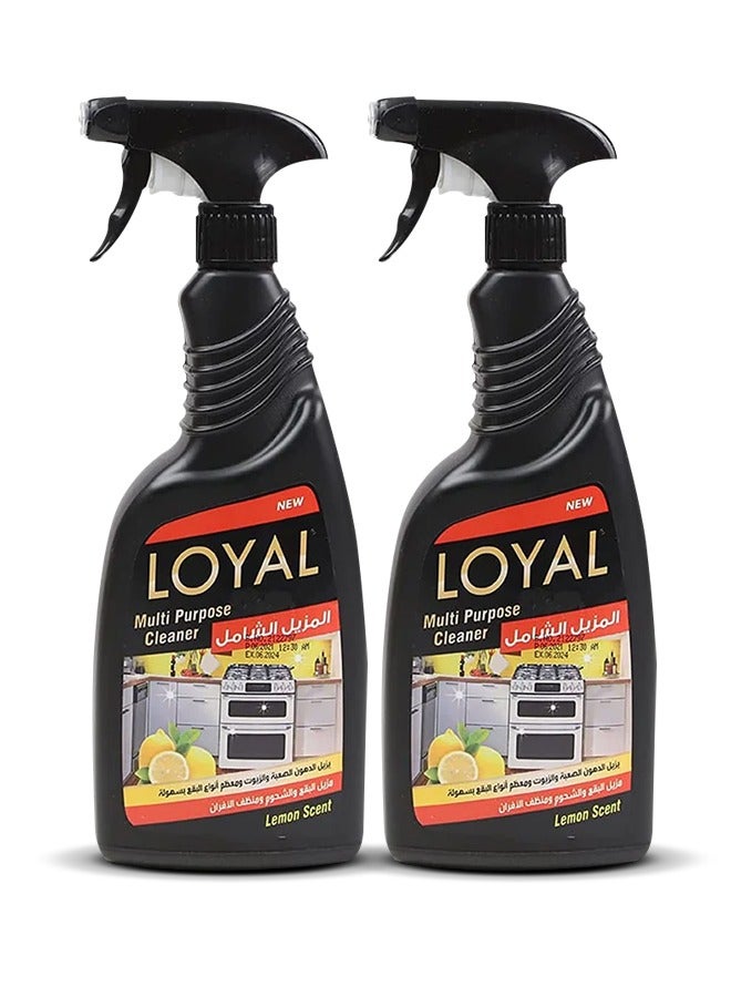 لويال منظف ​​سائل متعدد الأغراض برائحة الليمون 2x750 مل - Image 2