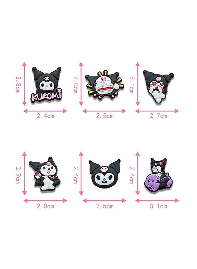 10pcs Kawaii Style Shoes Decoration Charms, For Clogs Sandals Summer Beach Sandals, Shoes Accessories, Charms For Girls, Anime Party Gift  - Image 3
