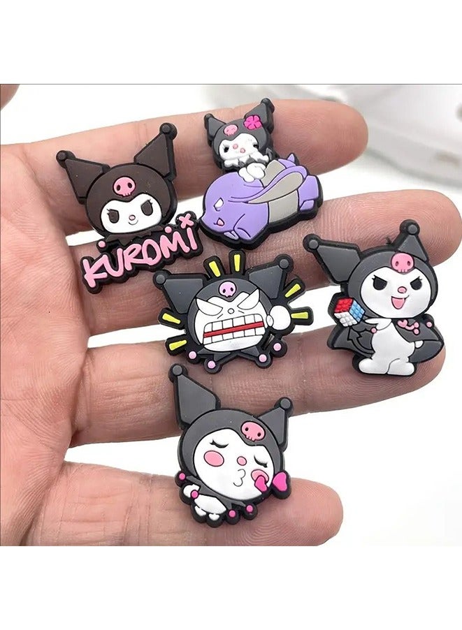 10pcs Kawaii Style Shoes Decoration Charms, For Clogs Sandals Summer Beach Sandals, Shoes Accessories, Charms For Girls, Anime Party Gift  - Image 5