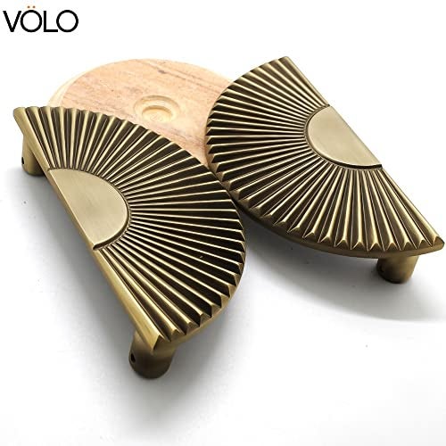 VOLO 160 mm Main Door Handle/Door Handles for Main Door/Glass Door Handle/Pull Handles, for Home/Office/Hotels(Model- S-615) (Pack of 1 Set) (Antique Brass) - Image 4