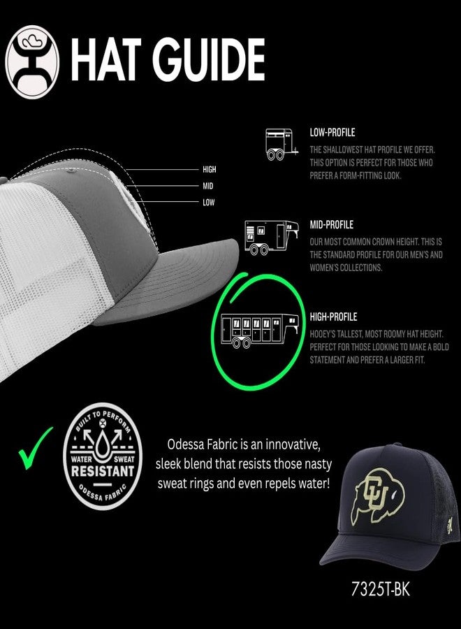 HOOEY Men's University of Colorado Adjustable Snapback Hat w/Buffs Logo - Image 5