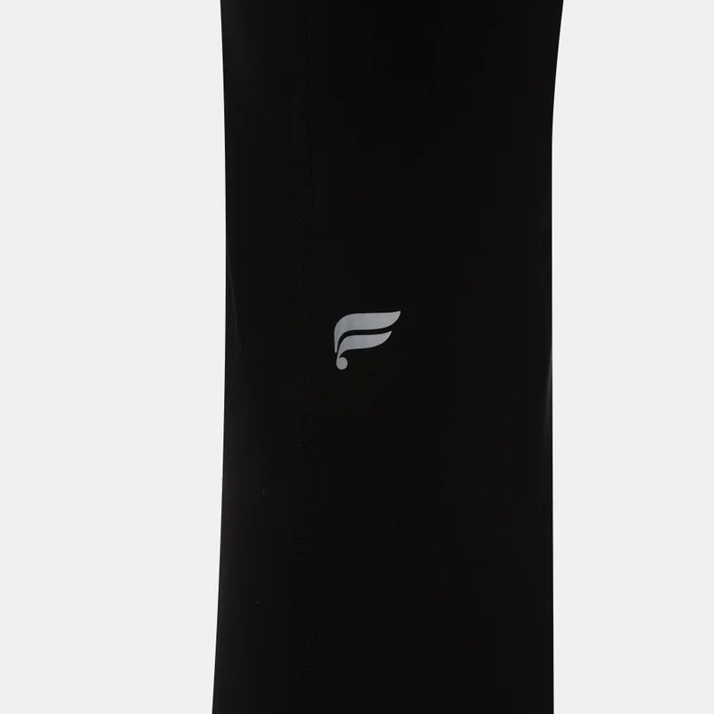 Fabletics Black Women's Oasis PureLuxe Pocketed Kick Flared Leggings for Women | Best Price UAE