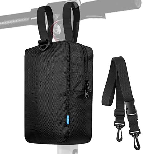 Xxerciz Scooter Storage Bag, Nylon Scooter Handlebar Bag Front Hanging Bag with Adjustable Strap and Zipper Closure for for Carrying Phone, Wallet, Charger Tools, Repair Tools - Image 1