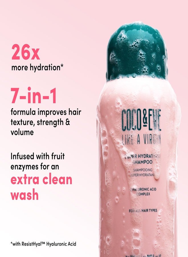 Coco & Eve Like A Virgin Super Hydrating Shampoo. Sulfate-free with Argan oil, Coconut. For any Dry, Damaged, Color, and Frizzy hair. (8.4 fl oz) - Image 4
