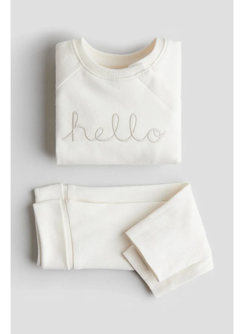 H&M 2-piece cotton set