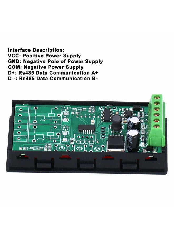 Hilitand 4 Digit DC5‑36V Serial Port Digital LED Panel Meter Communication LED Serial Port Meter PLC Display for MODBUS-RTU RS485 - Image 2