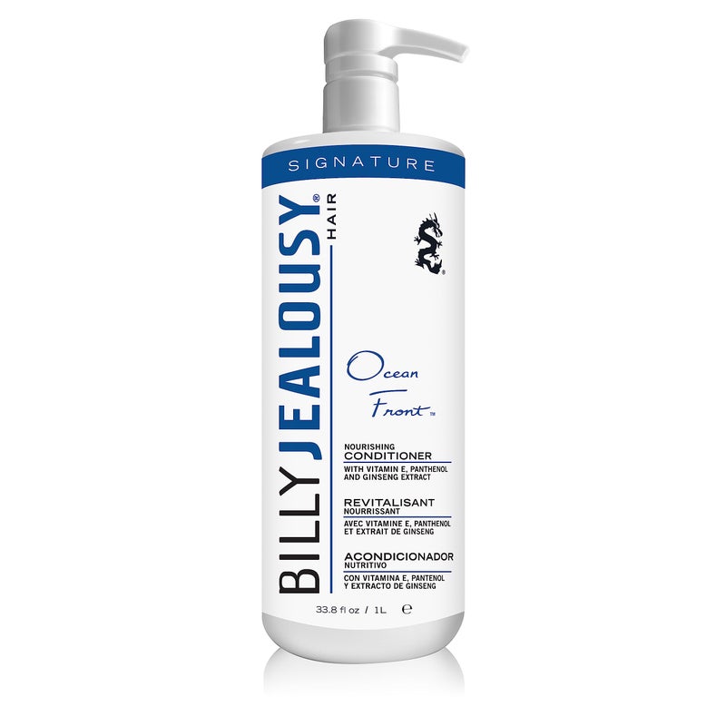 Billy Jealousy Ocean Front Conditioner for Men with Panthenol, Soybean Oil, Prevent Hair Loss, 33.8 Fl Oz - Image 1