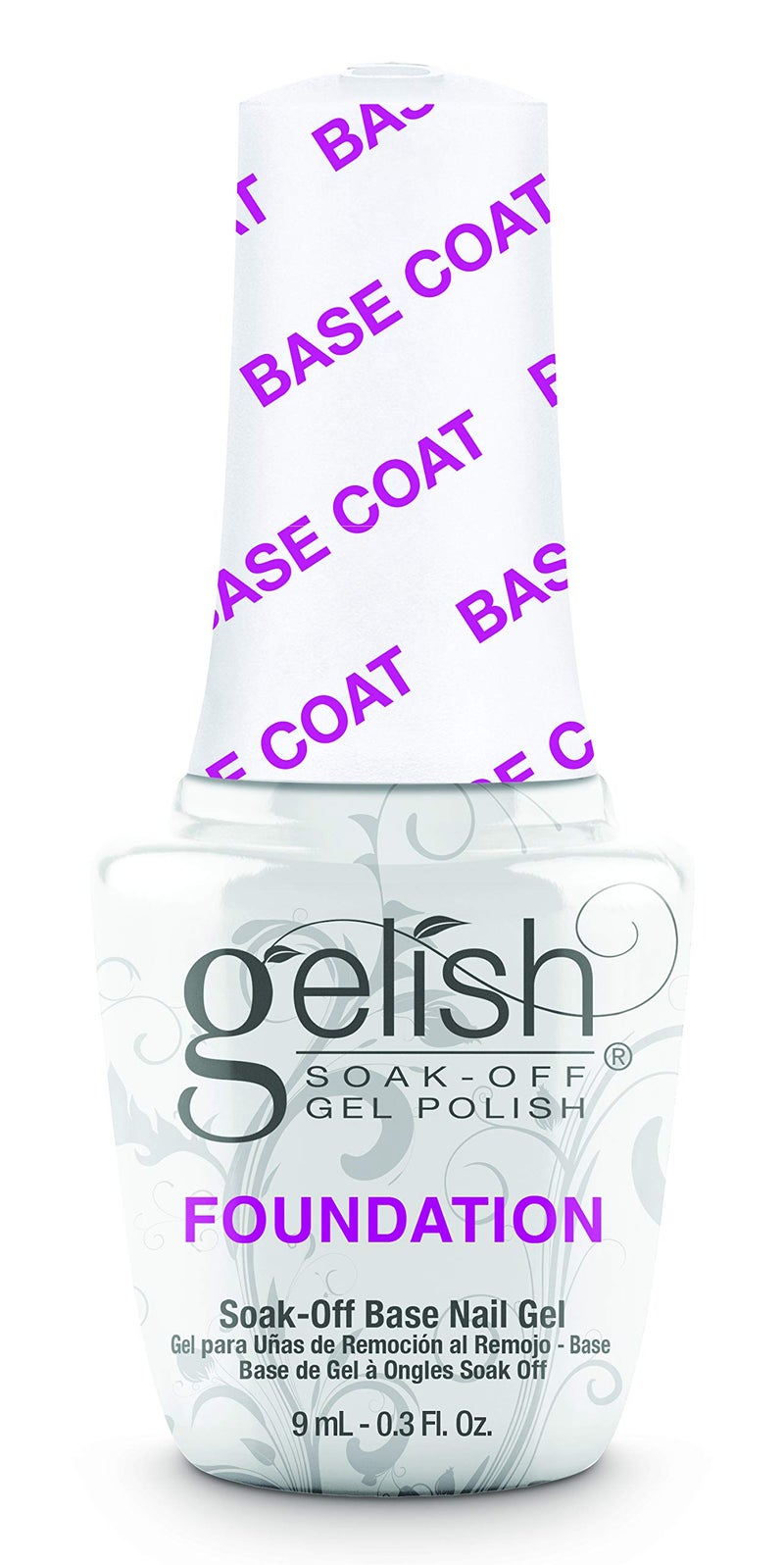 Gelish MINI Foundation Base Coat â€“ 9ml Strong Adhesion, Protects Natural, Quick Drying, Compatible Soak-Off Polish & Structure Gel - Image 1
