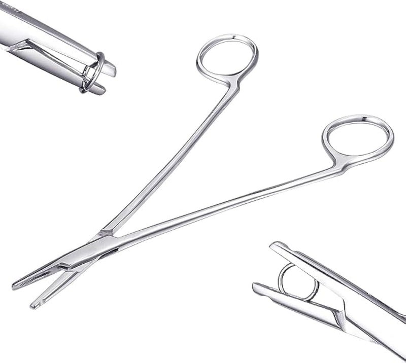 DJCIW 7 Ring Opening and Closing Pliers 2 in 1 Rings Pliers Tool for Piercing Jewelry CBRs Opening Captive Bead Segment Rings Small Stubborn Hoops Nose Rings Clicker Rings