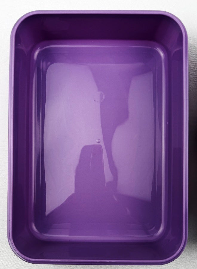 توشيونيكس صندوق غداء آمن للاستخدام في الميكروويف مصنوع من الفولاذ المقاوم للصدأ - سعة 1.2 لتر - مزود بثلاثة أقسام، وغطاء مانع للتسرب، وملعقة، وخالي من مادة BPA، وآمن للاستخدام في الفريزر وغسالة الأطباق - للأطفال والكبار - مثالي للمدرسة والمكتب وصالة الألعاب الرياضية والسفر - 21 × 15 × 5 سم - Image 5