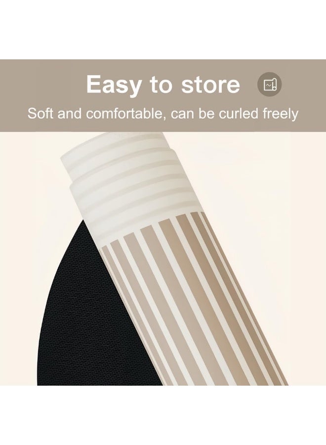 XiuWoo 2PCS-Diatom Bath Mat（40*60CM+40*120CM）, Anti-Slip Bathroom Floor Mats and Quick Dry Bath Rug, Super Absorbent Bathtub Mat with Non-Slip, Thickened,Soft, Easier Clean Carpet - Image 4