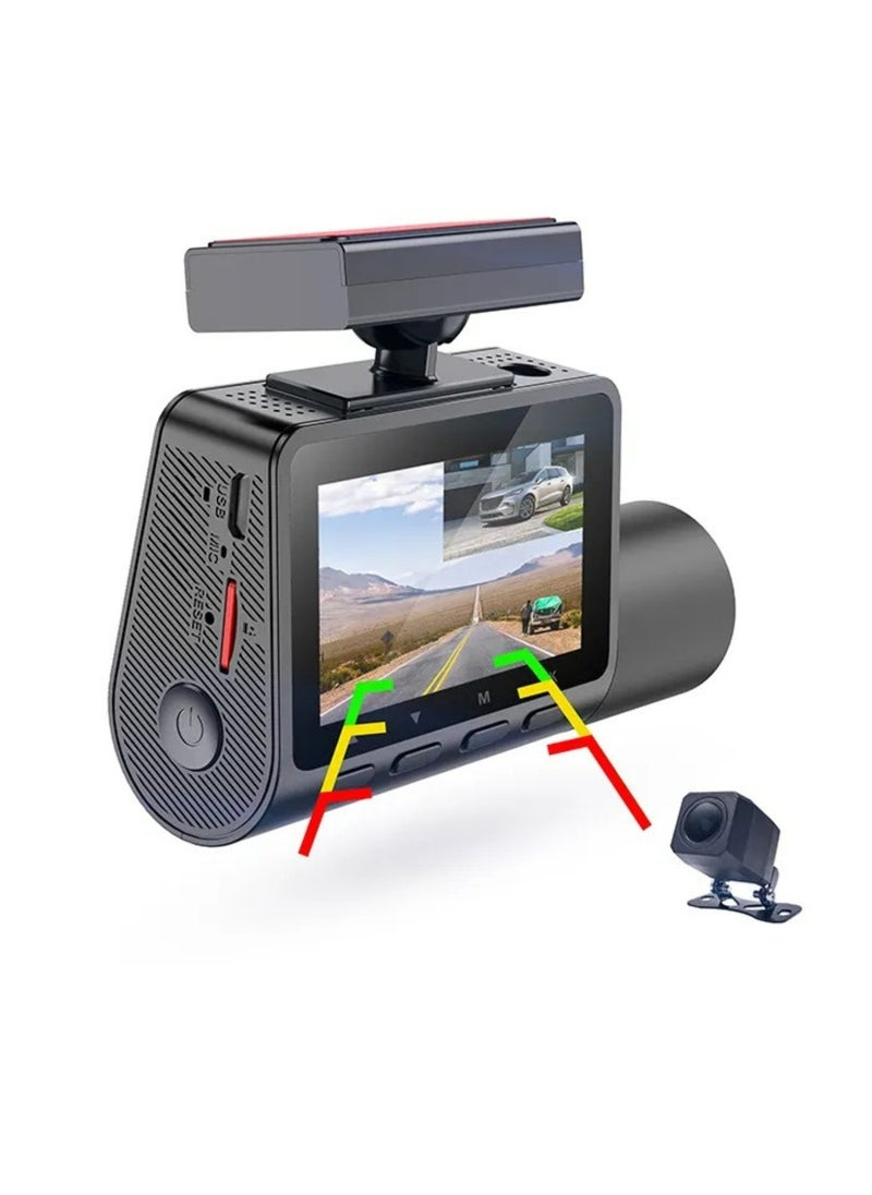 SMART CLOUDS - 2k Dual Dash Cam Front and Rear Car Camera Dual lens Drive Recorder 140° Wide Angle 24 Hour Parking Mode WDR Loop Recording G-Sensor 2 Channel 1080P+2K - Image 1