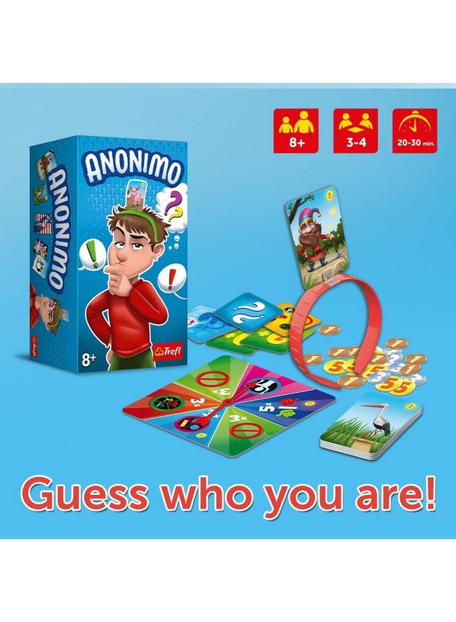 Trefl, Anonimo,Social Game, Family Game, Party Game of Guessing Who You are, Keywords Guessing, Pictorial Cards, Game for Adults and Children Ages 8+ - Image 4