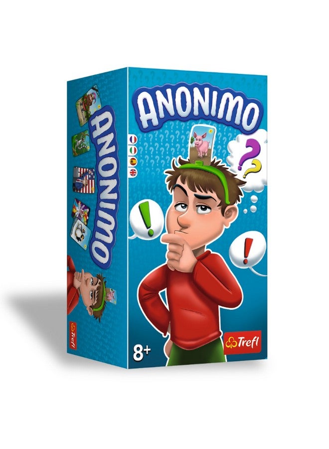 Trefl, Anonimo,Social Game, Family Game, Party Game of Guessing Who You are, Keywords Guessing, Pictorial Cards, Game for Adults and Children Ages 8+ - Image 1