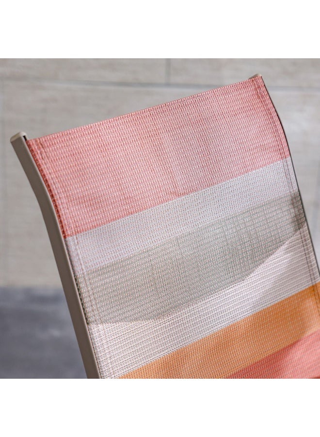 DANUBE HOME Mabel 1+2 Seater Balcony Set in Taupe/Pink – Compact Outdoor Furniture for Small Spaces – Stylish Seating - Image 3