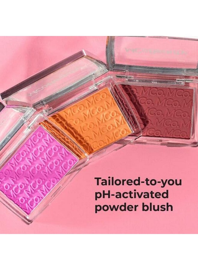 أم سي أو بيوتي أحمر خدود بودرة متوهجة بدرجة حموضة من MCoBeauty - وردي وردي، أحمر خدود غير لامع قابل للتخصيص، نباتي، مستحضرات تجميل خالية من القسوة - Image 4