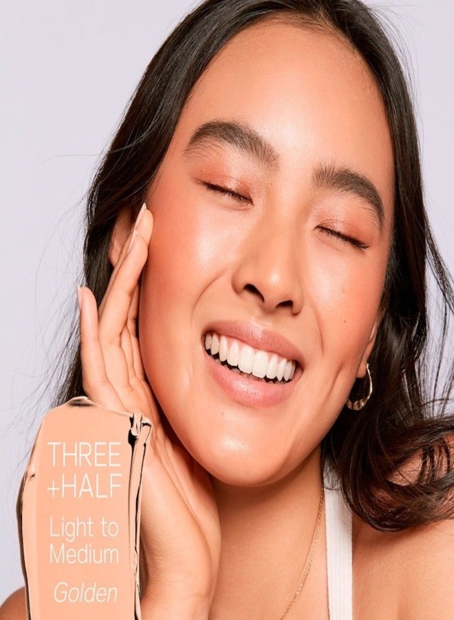 Saie SAIE  Slip  Tint Weightless Tinted Moisturizer + SPF 35 with Hydrating Hyaluronic Acid -  3.5 -   for light to medium skin tones with a golden underton 40ml  - Image 3