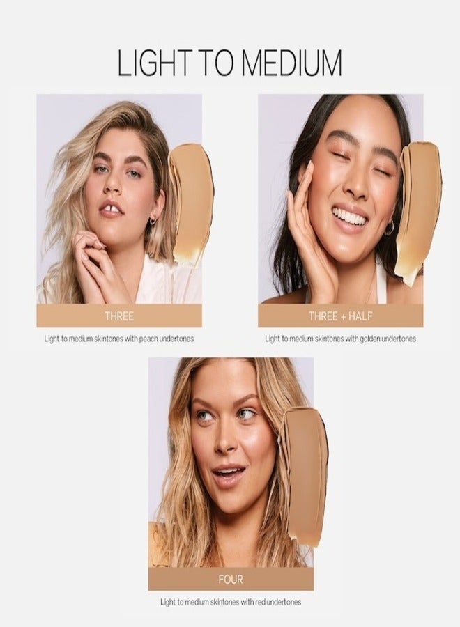 Saie SAIE  Slip  Tint Weightless Tinted Moisturizer + SPF 35 with Hydrating Hyaluronic Acid -  3.5 -   for light to medium skin tones with a golden underton 40ml  - Image 4