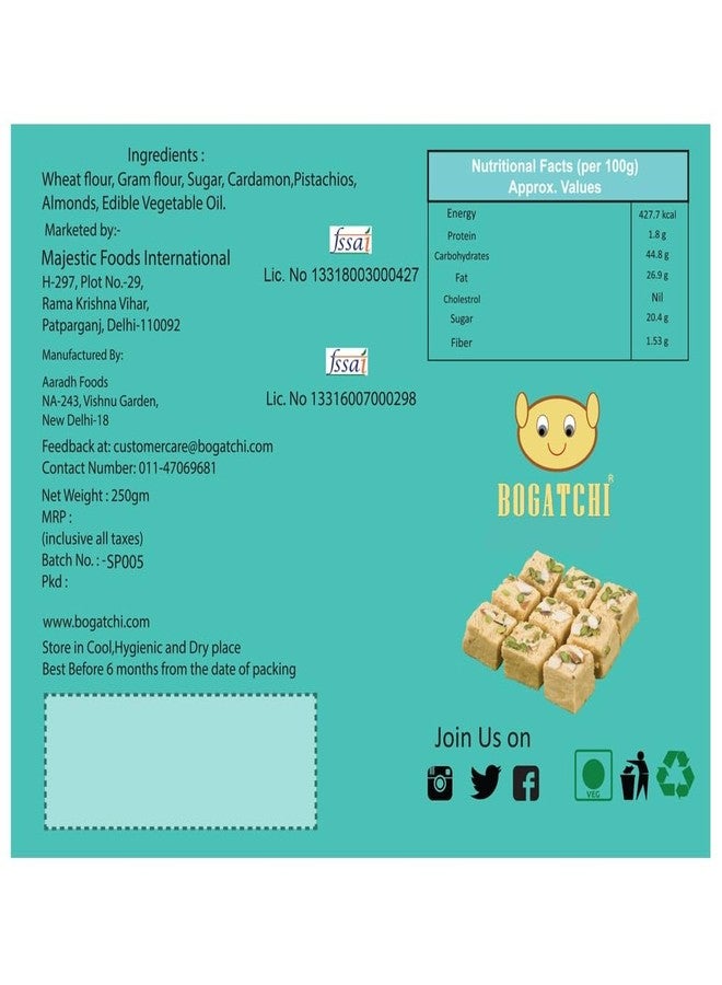 BOGATCHI Rakhi Gift for Brother|Rakhi with Sweets Combo|Rakhi Set with Sweets |Rakhi Gift Combo for Brother|Rakhi Set|Mysore Pak + Rakhi(6) + Roli Chawal + Rakhi Story Card|46 - Image 3