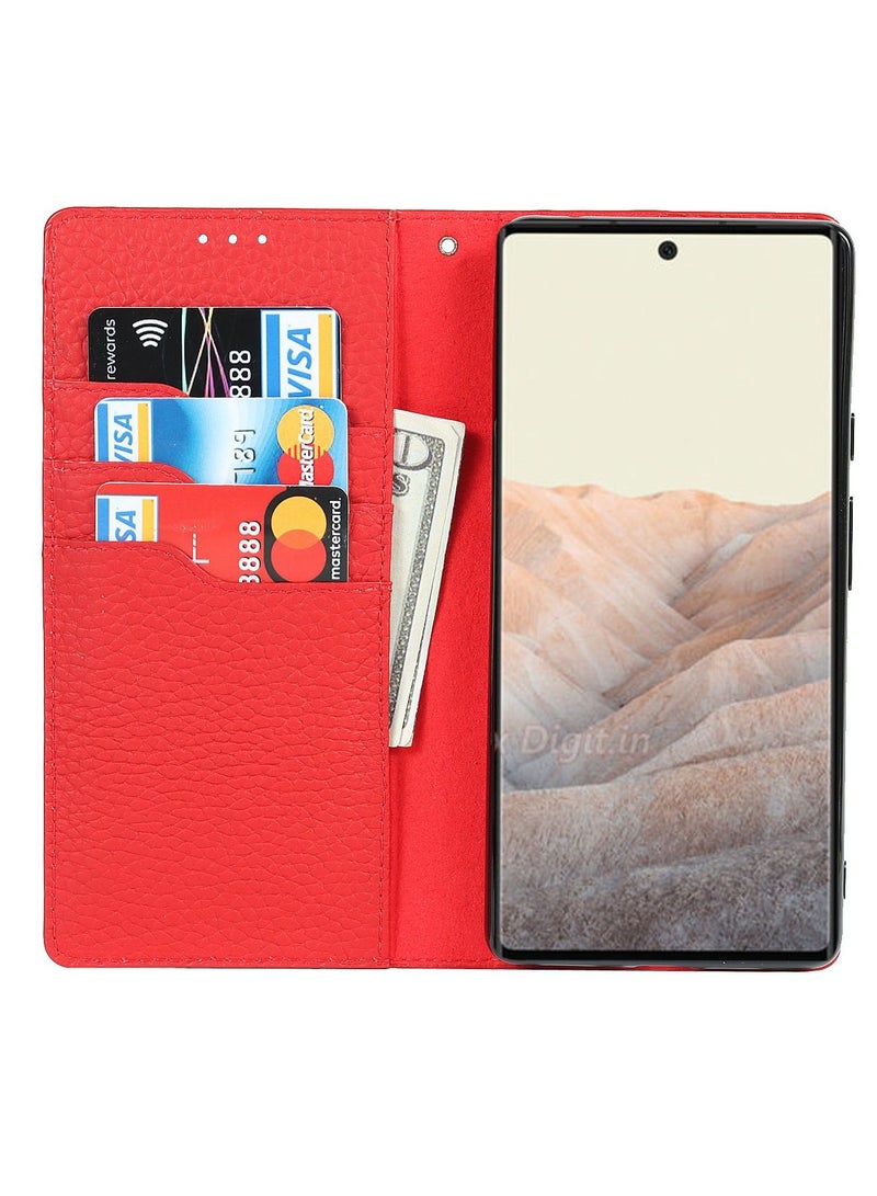 Suteni Flip Cover Card Slots Leather Phone Case for Google - Image 3