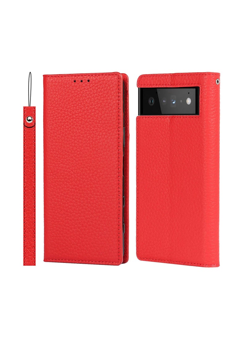 Suteni Flip Cover Card Slots Leather Phone Case for Google - Image 1