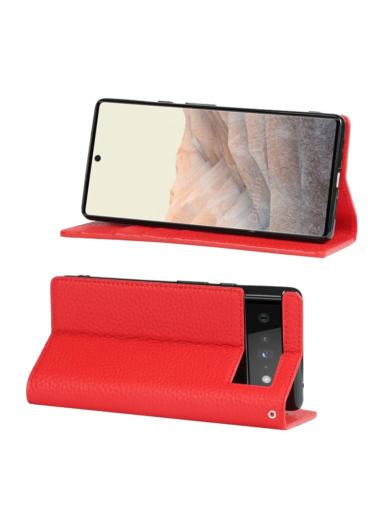 Suteni Flip Cover Card Slots Leather Phone Case for Google - Image 2