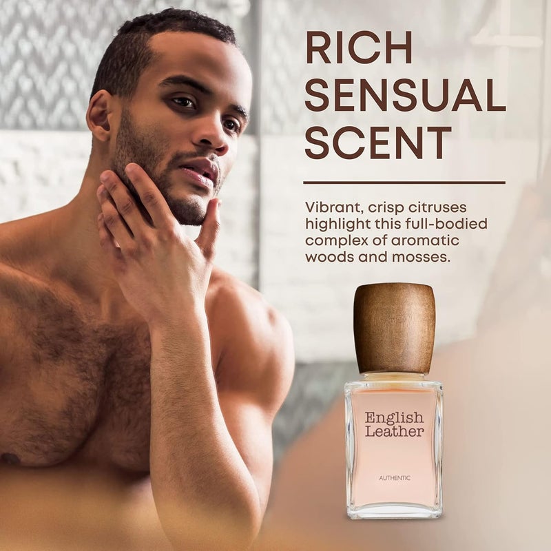 Dana English Leather Aftershave for Men - 3.4 Ounces - Image 5