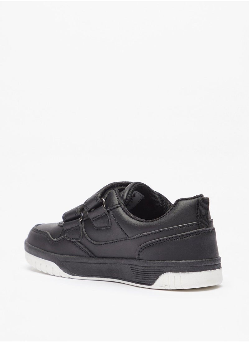 Lee Cooper - Lee Coopers Boys Textured Sneakers with Hook and Loop Closure - Image 1
