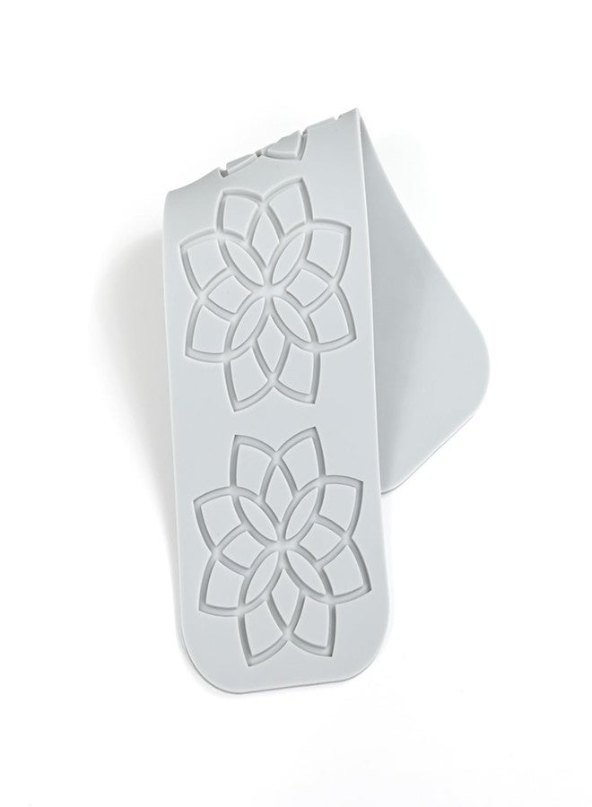 mostsom Cake Lace Embossing Mat Silicone Mold Lotus Flower Textured Fondant Impression Molds for DIY Cookies, Chocolate, Candies, Dessert Decor, Edible Baking Tools (E_ Lotus Flower) - Image 5