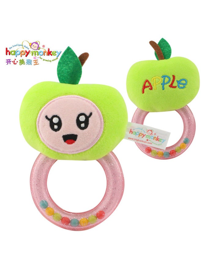 HAPPY Monkey Baby Hand Rattles 0-1 Years Old Cartoon Fruit Educational Toys Baby Hand Rattles - Image 2