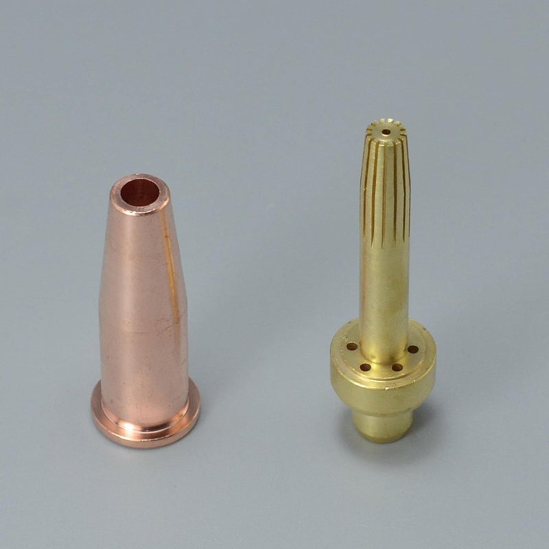 RIVERWELD Propane Natural Gas Cutting Tips 3-GPN Size 1 & 3-GPN-1 Fit Victor-style Oxygen Oxy Oxyfuel Cutter Torch Made of Copper Pack of 2 - Image 5