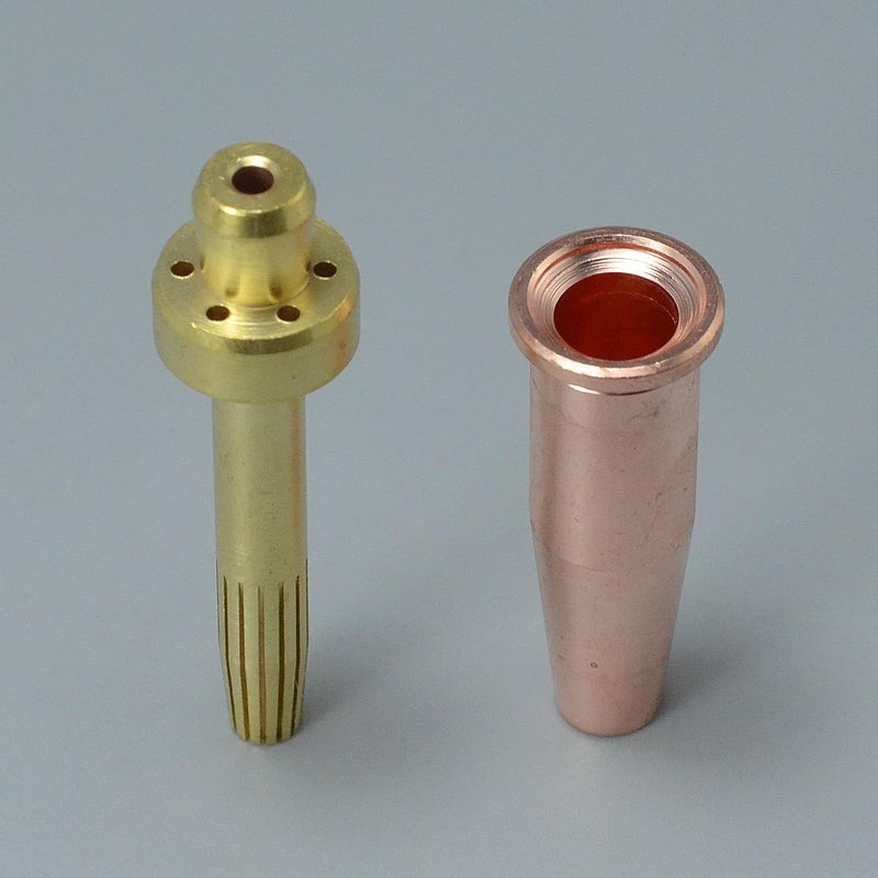 RIVERWELD Propane Natural Gas Cutting Tips 3-GPN Size 1 & 3-GPN-1 Fit Victor-style Oxygen Oxy Oxyfuel Cutter Torch Made of Copper Pack of 2 - Image 4