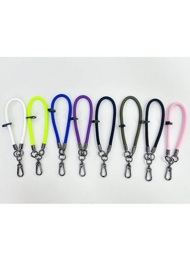 Generic Premium Wrist Strap Cell Phone Lanyard anti theft, Soft Nylon Thick Rope, Phone Hand Strap With Phone Patch Compatible with Phone, Airpods, Purse, Keychain and More 20 Cm  - Image 2