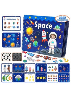 Space Sticker Book Toddler Montessori Toy 2-4 Years Old Preschool Educational Educational Toy