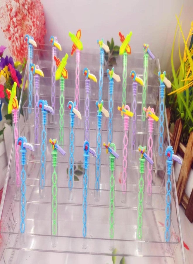 HOZKEAP 24 Packs Bulk Mini Swords Shape Bubble Wands, Boys and Girls Holiday Party Favors Student Halloween Party Supply - Image 2