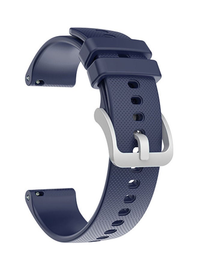 NIBEMINENT Silicone Replacement Watch Strap 22mm Blue - Image 1