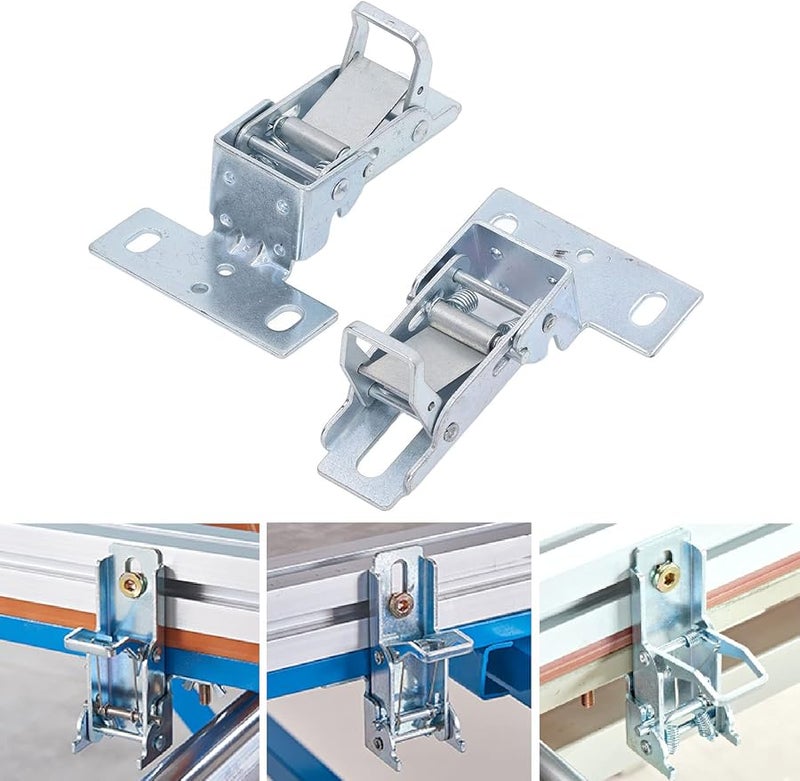 Heavy Duty 180 Degree Flip Hinge For Folding Sliding Table Saw Iron Construction Woodworking Tool - Image 3