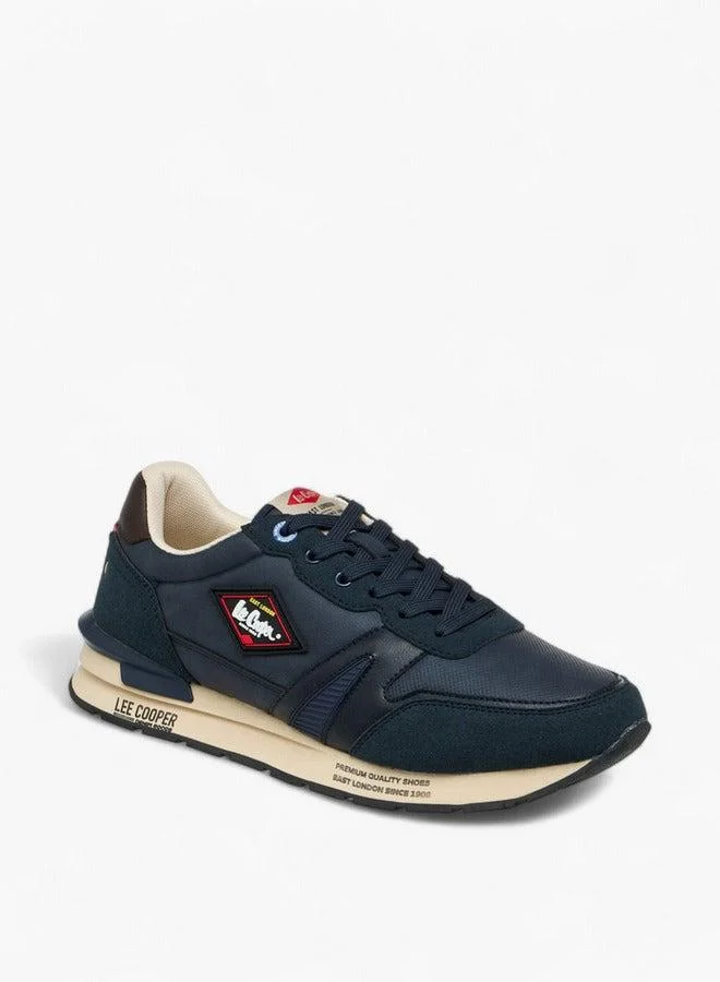 Lee Cooper Men's Panelled Lace-Up Sneakers