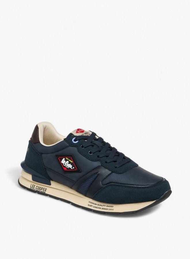 Lee Cooper Men's Panelled Lace-Up Sneakers - Image 3