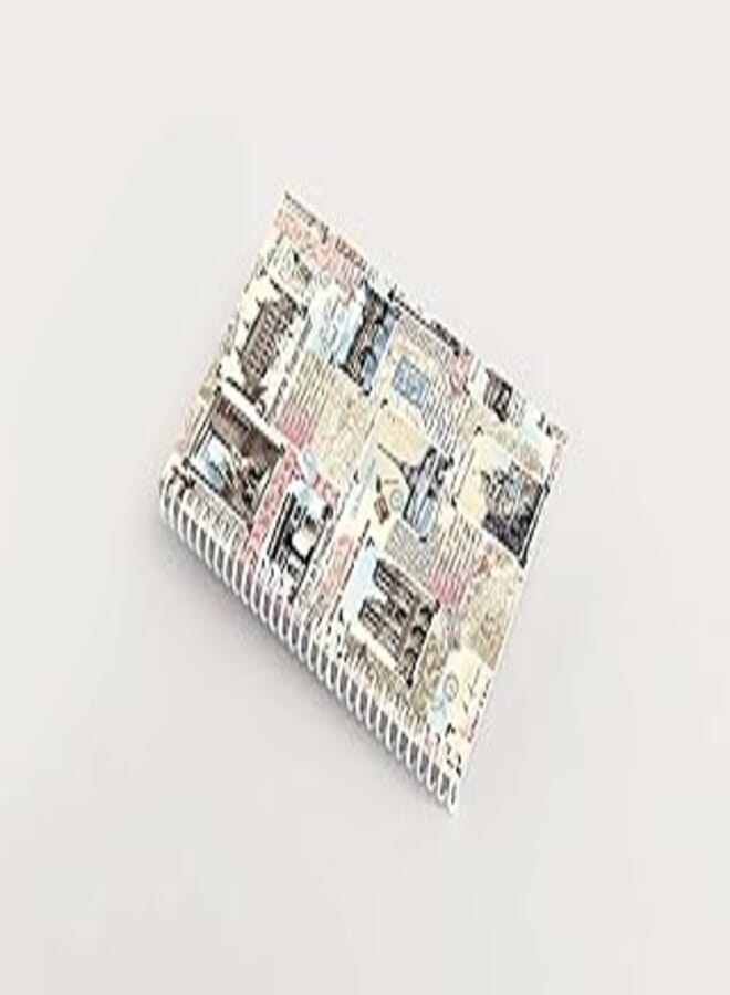 Premium Design 100 Pages 15 * 8 Inch Notebook - Postcards from Paris