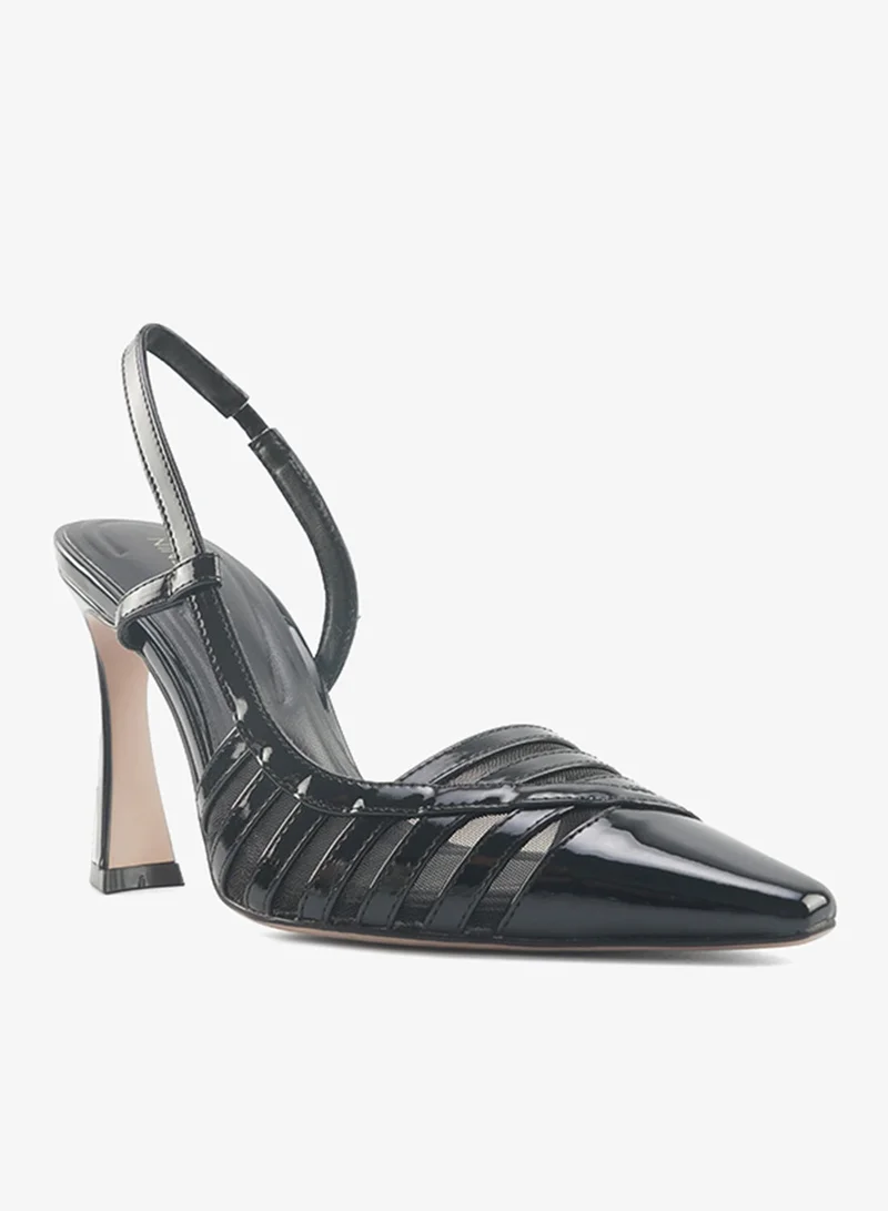 NINE WEST Pointed Toe Ankle Strap High Heel Sandals